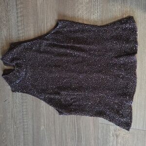 Sparkling Riazee Sparkle Sleeveless Top